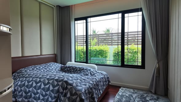 bedroom and room interior of The Pavilla (Private Residences) Bangbon 3 เดอะ พาวิลลา บางบอน 3
