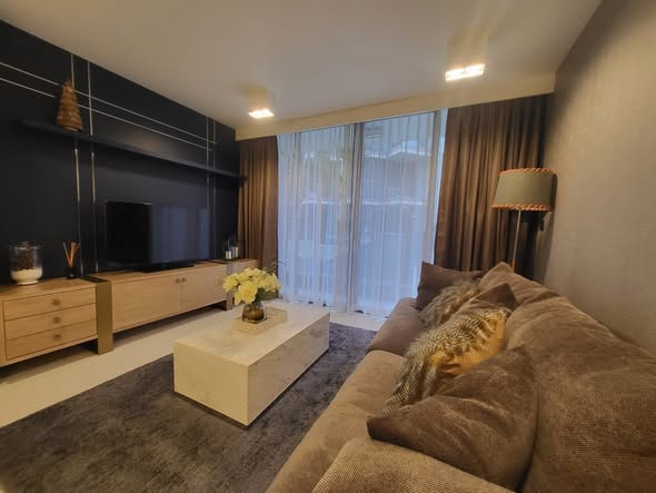 bedroom and living room of The Pine Hua Hin