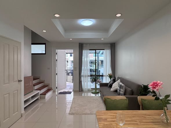 living room of The Private Sukhumvit-Bangchak