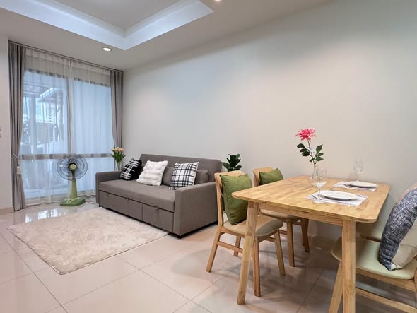 living room and room interior of The Private Sukhumvit-Bangchak