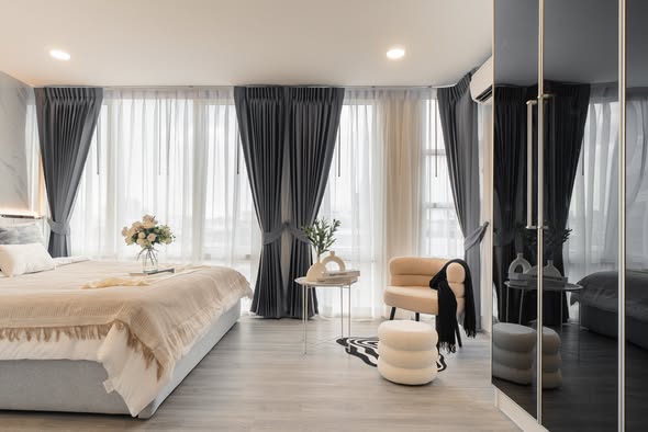 bedroom of The Raffles Condominium