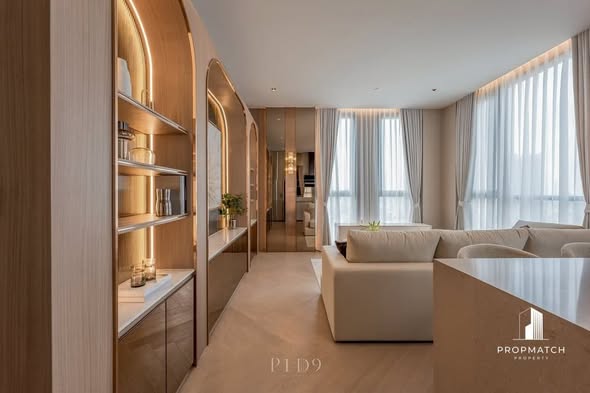 bedroom and living room of The Reserve Sathorn