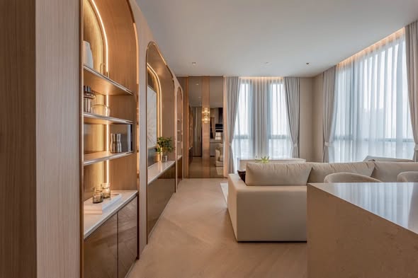 living room of The Reserve Sathorn