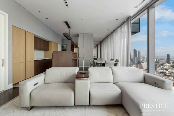 living room of The Ritz-Carlton Residences, Bangkok