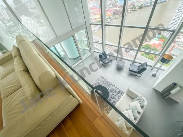 living room of The River Condominium