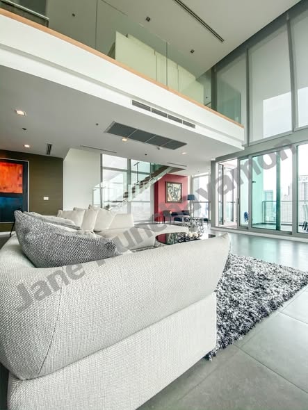 living room of The River Condominium