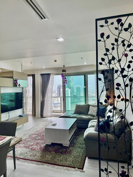 living room and room interior of The River Condominium