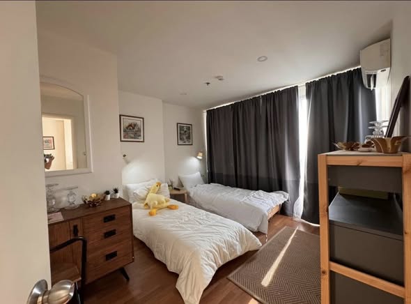 bedroom of The Selected Kaset-Ngamwongwan by LPN