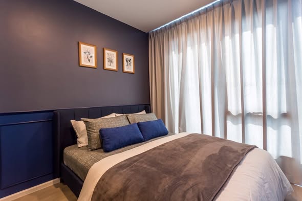 bedroom of The Selected Kaset-Ngamwongwan by LPN