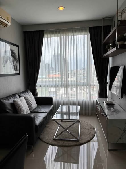 living room and bedroom of The Sky Sukhumvit