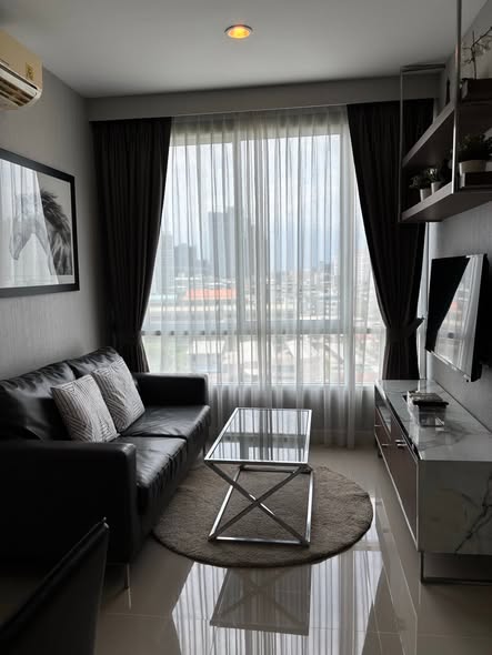 living room and bedroom of The Sky Sukhumvit