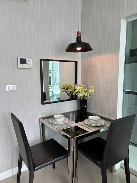 room interior and bathroom of The Sky Sukhumvit