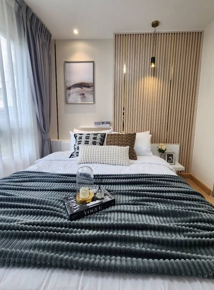 bedroom of The Trust Residence Pinklao