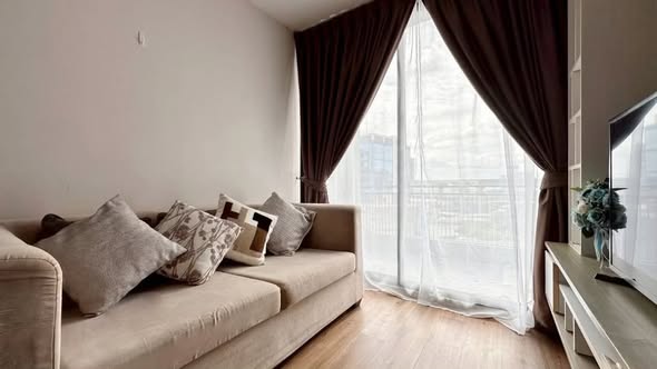 living room and bedroom of The Unique Lat Phrao 26