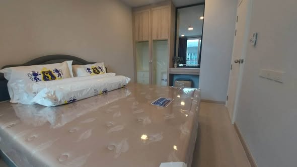 bedroom of The Ville Express
