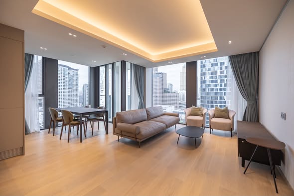 living room of Tonson One Residence ต้นสน วัน เรสซิเดนซ์