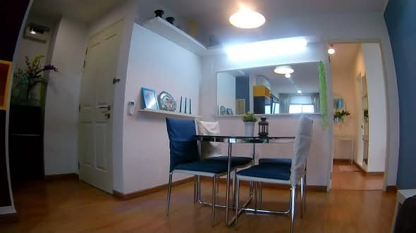 living room and room interior of U-Delight Jatujak Station condo.