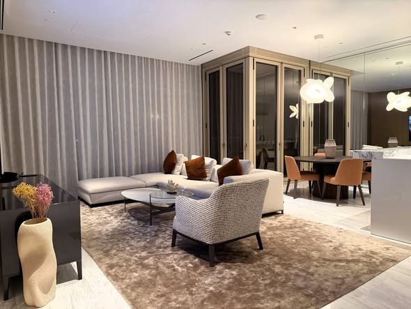 living room of Ultra luxury Condo