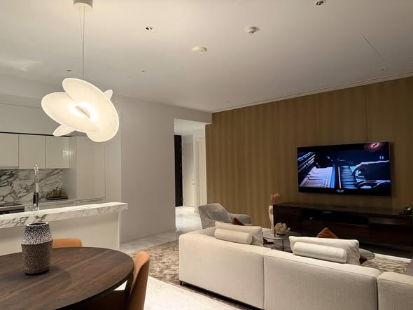 living room of Ultra luxury Condo