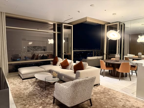living room of Ultra luxury Condo