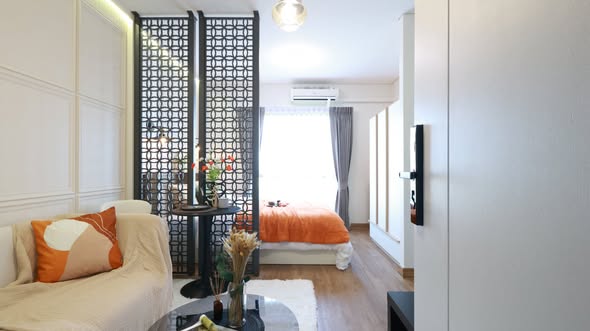 bedroom and living room and room interior of UNiO(Rama2-Thakham)