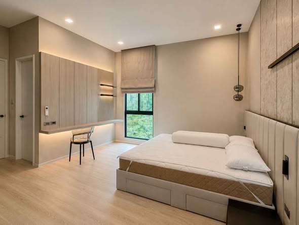 bedroom and room interior of VIVE กรุงเทพกรีฑา