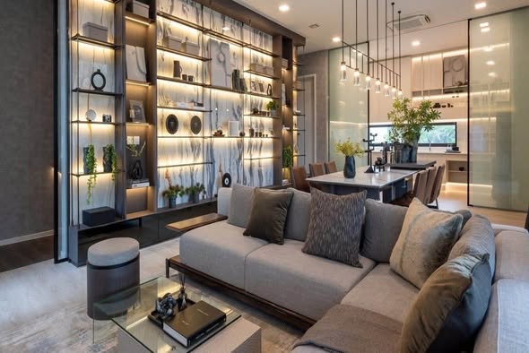 living room of VIVE กรุงเทพกรีฑา