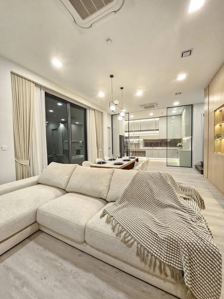 living room and bedroom of VIVE กรุงเทพกรีฑา