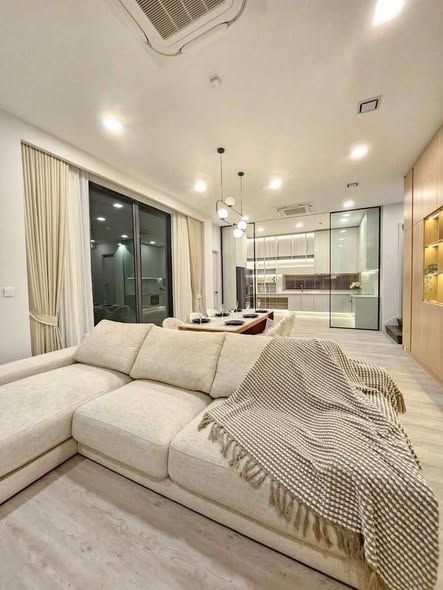 living room and bedroom of VIVE กรุงเทพกรีฑา