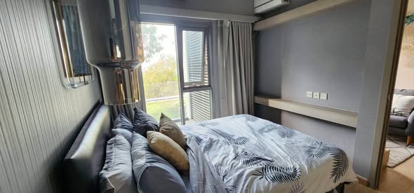 bedroom of Whizdom Connect Sukhumvit
