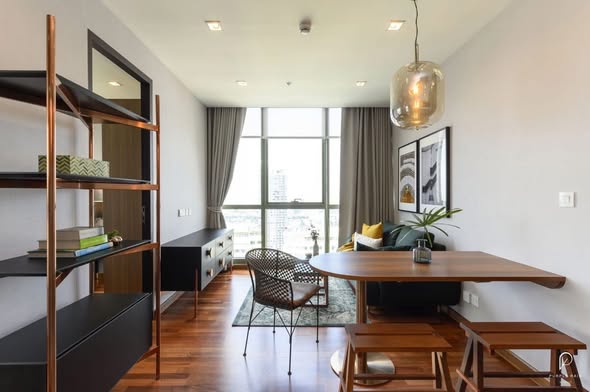 living room and room interior of Wish Signature II Midtown Siam
