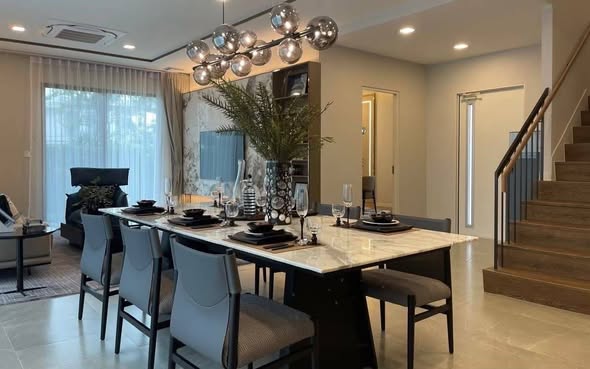 living room and room interior of มัณฑนา บางนา กม.15 | MANTANA Bangna km. 15
