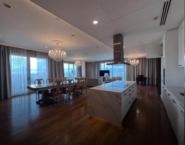 living room and kitchen of 185 Rajadamri