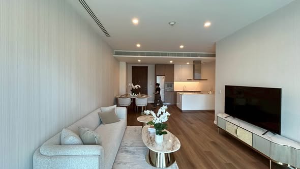 living room of 185 Thanon Ratchadamri