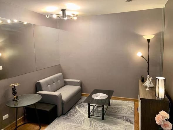 living room of เดอะ คริสตัล คอนโด รัตนาธิเบศร์ 3