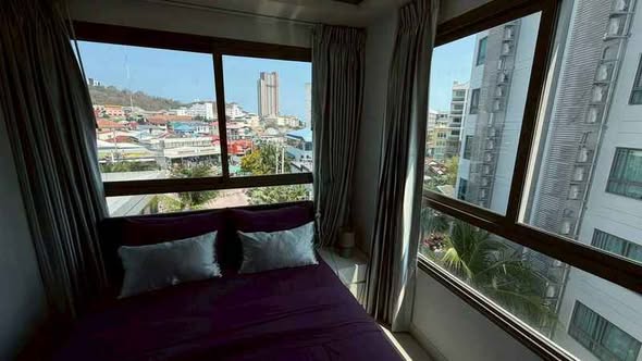 bedroom of Arcadia Beach Resort Condominium