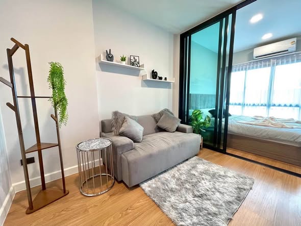 bedroom and living room and room interior of Arise Condo At Mahidol