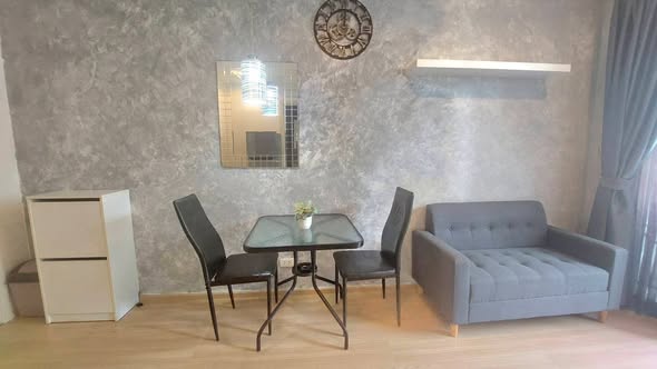 living room and room interior of Artemis Sukhumvit 77