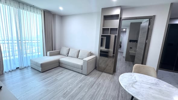living room and bedroom and room interior of Artisan Ratchada