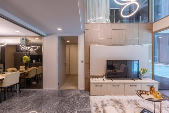 living room and room interior and kitchen of Ashton Residence 41