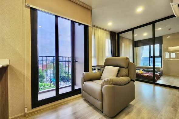 bedroom and living room and room interior of แอสปาย อิสรภาพ สเตชั่น Aspire Itsaraphap Station