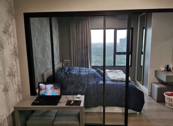 bedroom and room interior of Aspire Sathon-Taksin (Copper Zone)
