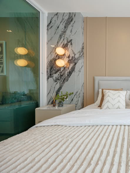 bedroom of Aspire Srinagarindra แอสปาย ศรีนครินทร์