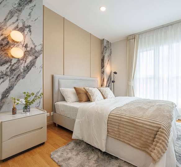 bedroom of Aspire Srinagarindra แอสปาย ศรีนครินทร์