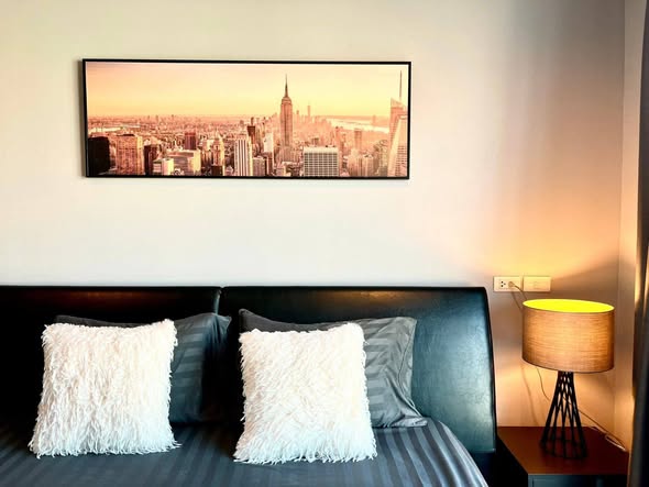 bedroom of Aspire Sukhumvit 48