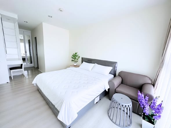 bedroom of Aspire Sukhumvit 48