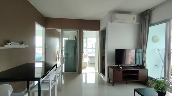 bedroom of Aspire Sukhumvit 48