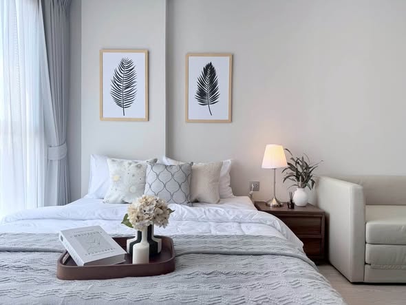 living room and bedroom of Atmoz Oasis Onnut