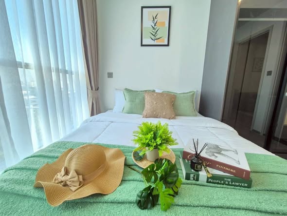 bedroom of Atmoz Palacio Ladprao Wanghin | แอทโมซ พาลาซิโอ ลาดพร้าว วังหิน