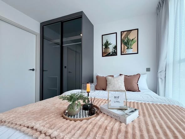 bedroom of Atmoz Palacio Ladprao Wanghin | แอทโมซ พาลาซิโอ ลาดพร้าว วังหิน